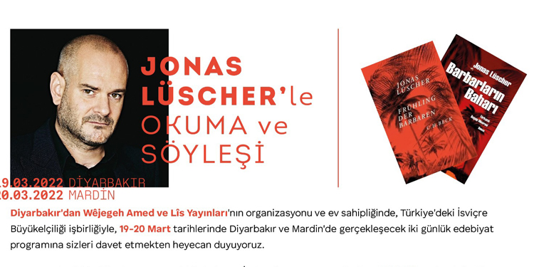 İsviçreli yazar Lüscher kitapseverlerle buluşacak İsviçreli yazar Lüscher kitapseverlerle buluşacak