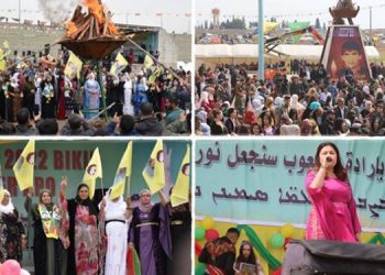 Kuzey ve Doğu Suriye halkından Newroz coşkusu