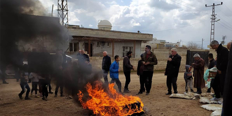 Mardin’in köylerinde Newroz ateşi yükseldi Mardin’in köylerinde Newroz ateşi yükseldi