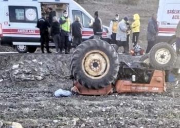 Mersin’de traktör kazasında bir kişi öldü