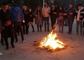 ODTÜ’de Newroz ateşi yakıldı