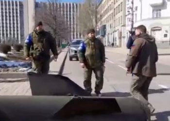 Puşilin, Toçka füzesinin düştüğü alana geldi