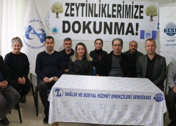 ‘Zeytinlik alanların madene açılması kabul edilemez’