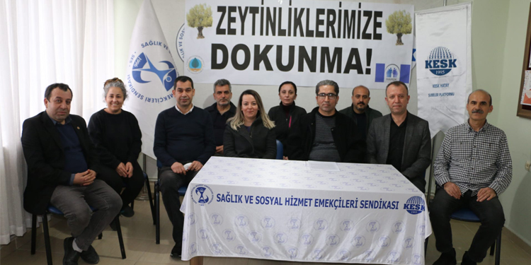 ‘Zeytinlik alanların madene açılması kabul edilemez’ ‘Zeytinlik alanların madene açılması kabul edilemez’