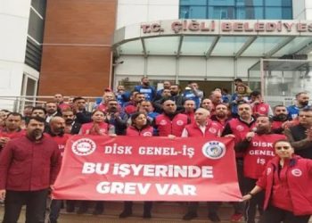 Çiğli Belediyesi’nde işçiler grevde