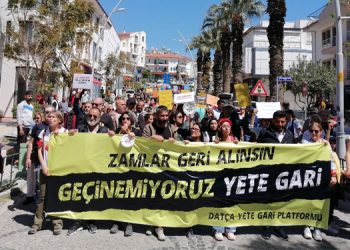 Datça’da ekonomik kriz protestosu: Geçinemiyoruz