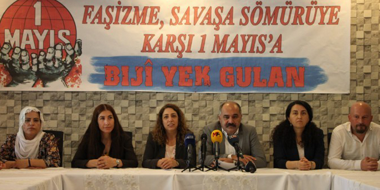 Diyarbakır’dan 1 Mayıs çağrısı: Savaşa karşı dayanışmayı büyütelim Diyarbakır’dan 1 Mayıs çağrısı: Savaşa karşı dayanışmayı büyütelim