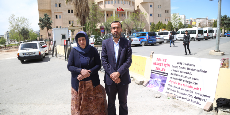Şenyaşar ailesi: Adaletin aynası Urfa Adliyesi’nin kapısıdır Şenyaşar ailesi: Adaletin aynası Urfa Adliyesi’nin kapısıdır
