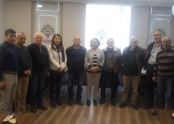 İstanbul Emekli Sendikaları Eylem Birliği Koordinasyonu’ndan HDK’ye ziyaret