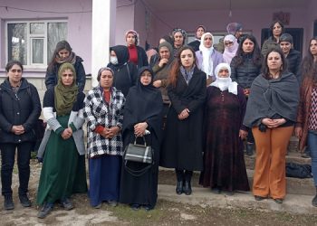 Kadınlardan yaşamını yitiren Dinçer’in ailesine ziyaret