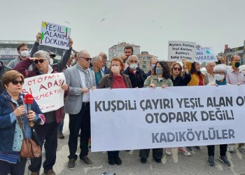 Kuşdili Çayırı’ndaki projeye karşı eylem
