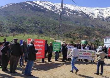 Malatya’da halk altın arama çalışmalarını protesto etti