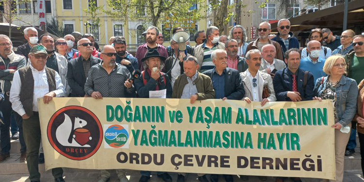 Ordulular siyanürlü altın madenine karşı Ankara’ya yürüyor Ordulular siyanürlü altın madenine karşı Ankara’ya yürüyor