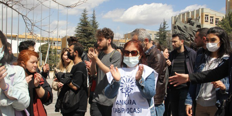 Polis Hacettepe öğrencisi Çoban’ın anmasına engel oldu Polis Hacettepe öğrencisi Çoban’ın anmasına engel oldu