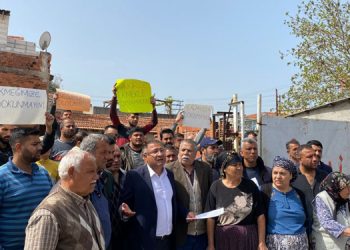 Roman kağıt toplayıcılarından eylem