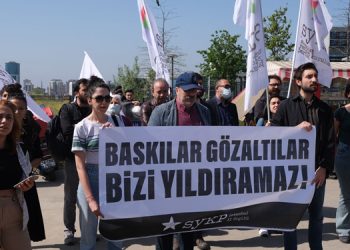 SYKP’li Feyaz Çanak’a saldırı protesto edildi