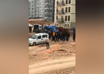 TOKİ şantiyesinde iş durdu, 130 işçi mağdur oldu