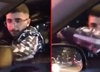 Trafikte kadın sürücüye saldıran erkek gözaltına alındı