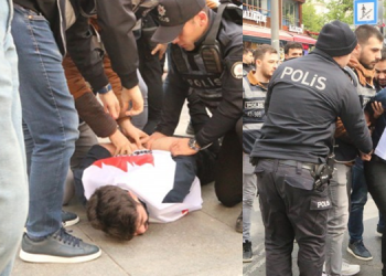 1 Mayıs’ta Taksim’e yürüyen 10’larca kişi gözaltına alındı