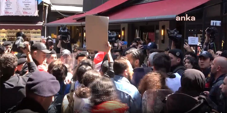 Beşiktaş’tan Taksim’e çıkmak isteyen işçilere gözaltı Beşiktaş’tan Taksim’e çıkmak isteyen işçilere gözaltı