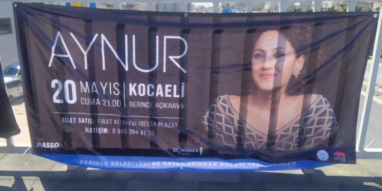 AKP’li belediye Doğan’ın konserini iptal etti AKP’li belediye Doğan’ın konserini iptal etti