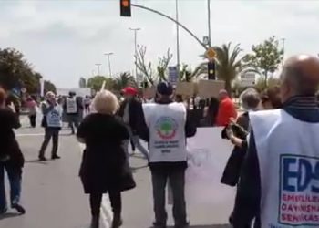 Emekliler İstanbul 1 Mayısı’nda