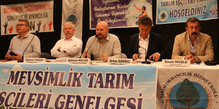 Mevsimlik tarım işçilerinin sorunları tartışıldı Mevsimlik tarım işçilerinin sorunları tartışıldı