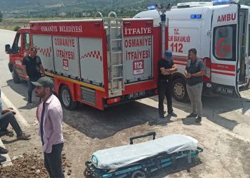 Osmaniye’de bir işçi göçük altında kaldı