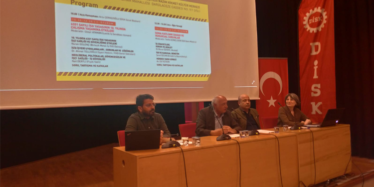 Soma ve İSG yasasının yıl dönümüne ilişkin sempozyum Soma ve İSG yasasının yıl dönümüne ilişkin sempozyum