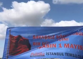 TKP, bayraklarıyla İstanbul 1 Mayısı’nda