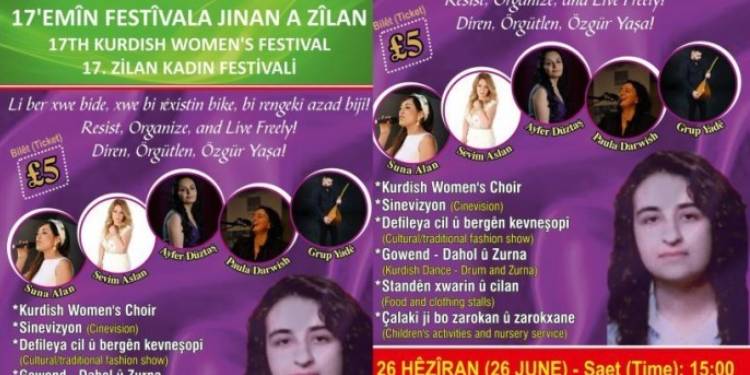 17. Zilan Kadın Festivali 26 Haziran’da 17. Zilan Kadın Festivali 26 Haziran’da