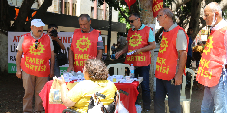 EMEP’in ‘İnsanca Bir Yaşam’ kampanyası devam ediyor EMEP’in ‘İnsanca Bir Yaşam’ kampanyası devam ediyor
