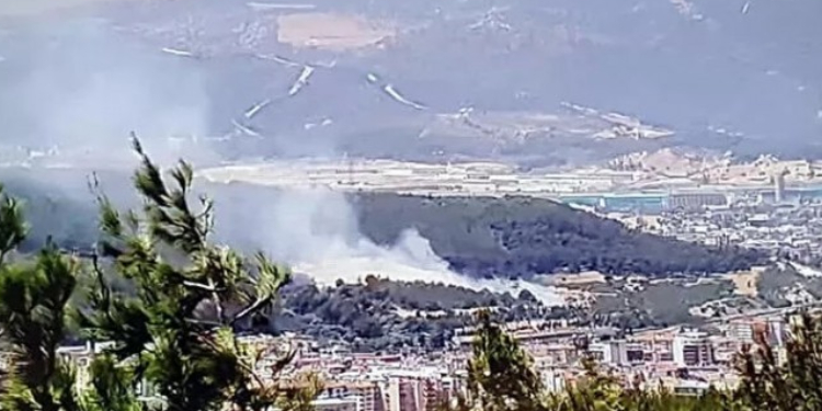 İzmir’in iki ilçesinde yangın İzmir’in iki ilçesinde yangın
