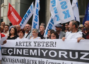 KESK’ten zamlara karşı fatura yakma eylemi