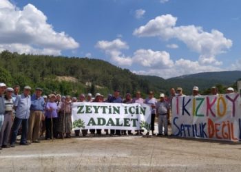 Maden sahasında inceleme yapan bakana protesto