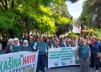 Muğlalılar çimento fabrikası ruhsatının iptalini istedi