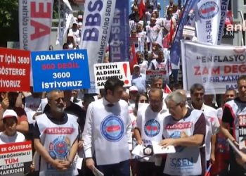 BASK, zammı ve ek göstergeyi protesto etti̇