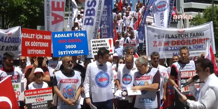 BASK, zammı ve ek göstergeyi protesto etti̇ BASK, zammı ve ek göstergeyi protesto etti̇