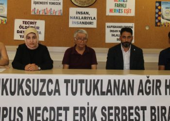 İki kolu kesilen, yatalak tutuklu Erik, pansumana götürülmedi