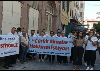 İzmir Büyükşehir Belediyesi’nde çalışan 31 işçi direnişe başladı