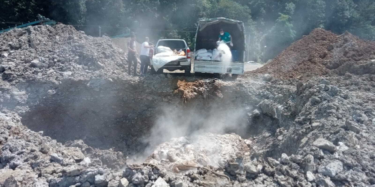 “Kuyular kazılarak gömülüyor. Bu, çevre katliamı” “Kuyular kazılarak gömülüyor. Bu, çevre katliamı”