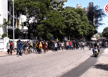 Sri Lanka’da eylemler OHAL’e rağmen sürüyor