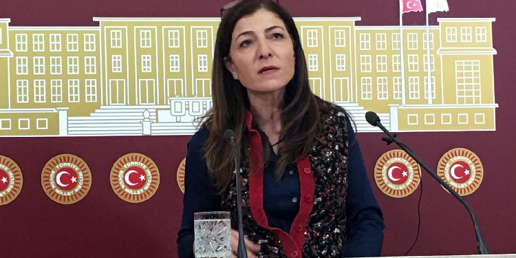 Züleyha Gülüm, elinde kılıç masasında silahla poz veren Dernek Başkanı’nın sözlerini Meclis’e taşıdı Züleyha Gülüm, elinde kılıç masasında silahla poz veren Dernek Başkanı’nın sözlerini Meclis’e taşıdı