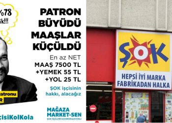 ŞOK Market İşçileri: Patron büyüdü, maaşlar küçüldü