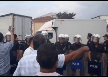 ETF işçilerine polis saldırısı