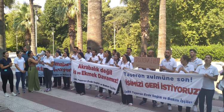 İZBB işçilerinin direnişi 11’inci gününde İZBB işçilerinin direnişi 11’inci gününde