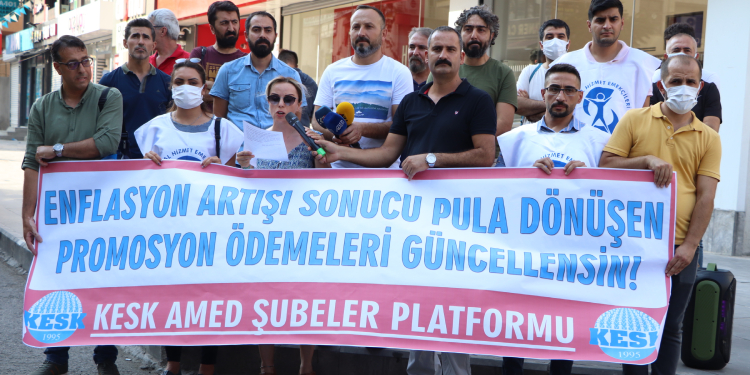 KESK: Enflasyon artışı promosyonu pula dönüştürdü KESK: Enflasyon artışı promosyonu pula dönüştürdü