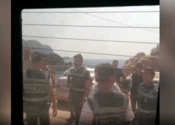 Sinpaş’ın kaçak inşaatında nöbete başlayan çevreciler gözaltına alındı