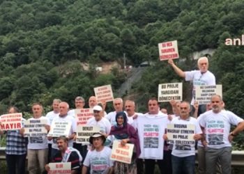 Trabzon’da HES protestosu: Burada suç işleniyor