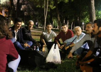 Çatımız Gökyüzü eylemine HDP’den destek ziyareti